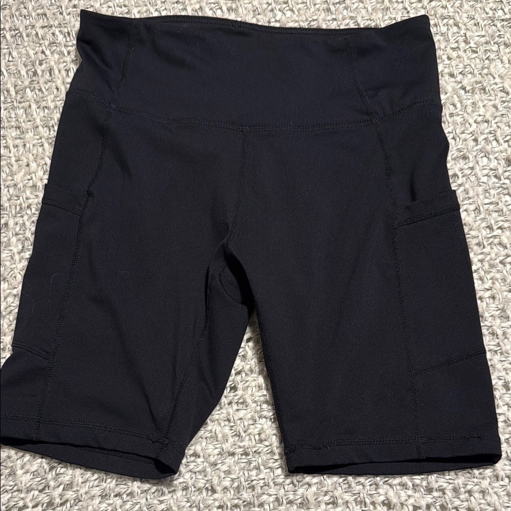 Black Bike Shorts - M